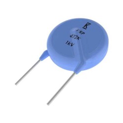 4700 pF ±20% 3000V (3kV) Ceramic Capacitor Y5U (E) Radial, Disc - 1