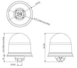 4G LTE / 3G / 2G MIMO Antenna, SMA Male - 3