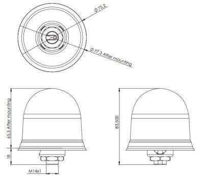 4G LTE / 3G / 2G MIMO Antenna, SMA Male - 3