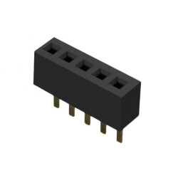 5 Position Receptacle Connector 0.039