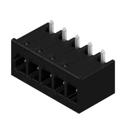 5 Position Terminal Block Header, Male Pins, Shrouded (4 Side) 0.197