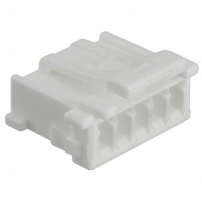 5 Rectangular Connectors - Housings Receptacle White 0.079