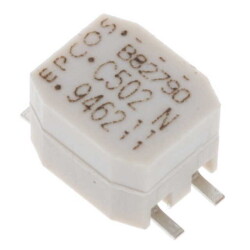 5 µH @ 100 kHz 2 Line Common Mode Choke Surface Mount 1A DCR 60mOhm (Typ) - 1