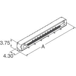 51 Position Receptacle Connector 0.020