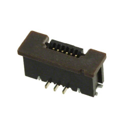 6 Position FFC, FPC Connector Contacts, Vertical - 1 Sided 0.020