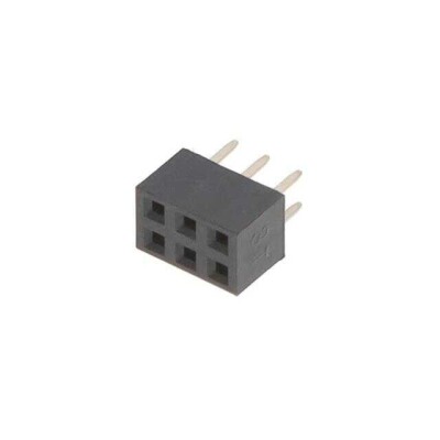 6 Position Receptacle Connector 0.079