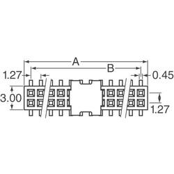 6 Position Receptacle Connector 0.050