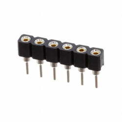 6 Position Socket Connector 0.100