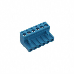 6 Position Terminal Block Plug, Female Sockets 0.200