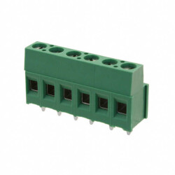 6 Position Wire to Board Terminal Block Horizontal with Board 0.200