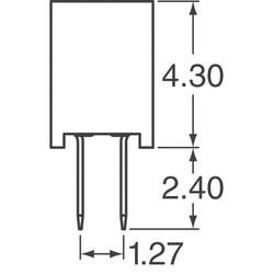 8 Position Receptacle Connector 0.050