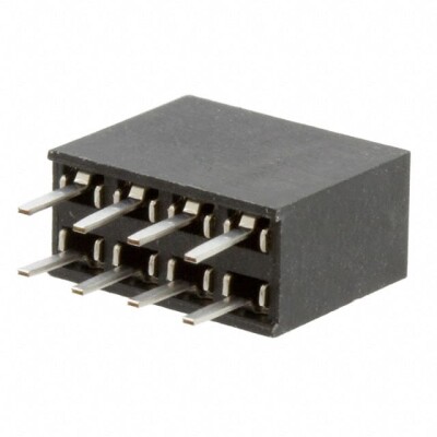 8 Position Receptacle Connector 0.100