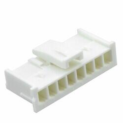 8 Rectangular Connectors - Housings Plug Natural 0.098