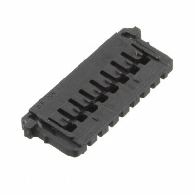 8 Rectangular Connectors - Housings Receptacle Black 0.059