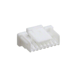 8 Rectangular Connectors - Housings Receptacle Natural 0.039