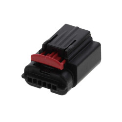 81 Rectangular Connectors - Housings Receptacle Black - 1