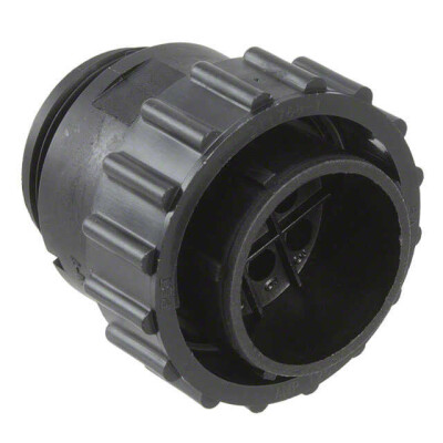 9 Position Circular Connector Plug Housing Free Hanging (In-Line) Coupling Nut - 1