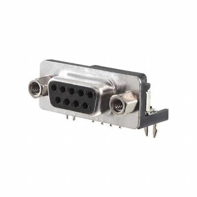 9 Position D-Sub Receptacle, Female Sockets Connector - 1