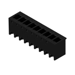 9 Position Terminal Block Header, Male Pins, Shrouded (4 Side) 0.197