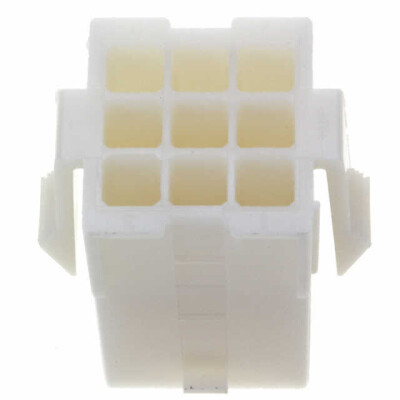 9 Rectangular Connectors - Housings Receptacle Natural 0.163