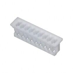 9 Rectangular Connectors - Housings Receptacle White 0.049