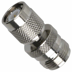 Adapter Coaxial Connector TNC Plug, Male Pin To N Jack, Female Socket 50 Ohms - 1