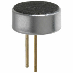 50 Hz ~ 16 kHz Analog Microphone Electret Condenser 2 V ~ 10 V Omnidirectional (-38dB ±3dB) PC Pins - 1