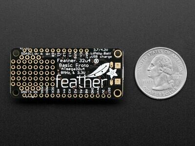 ATmega32U4 Feather 32u4 Basic Proto series AVR MCU 8-Bit Embedded Evaluation Board - 5