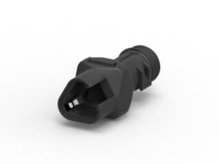 Automotive Connectors 180 DEG STRAIGHT BACKSHELL - 1