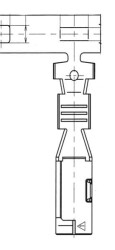 Automotive Connectors TERM YESC FEM 2.8MM UNSLD - 1