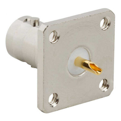 BNC Connector Jack, Female Socket 50 Ohms Panel Mount Solder Cup - 2