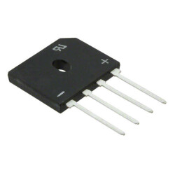 Bridge Rectifier Single Phase Standard 600 V Through Hole GBU - 1