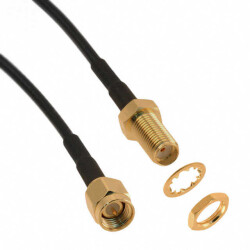 Cable Assembly Coaxial SMA to SMA RG-174 39.4