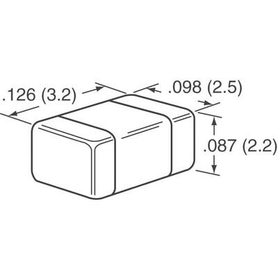 4.7µF ±10% 25V Seramik Kapasitör / Kondansatör X7R 1210 (3225 Metrik) - 2