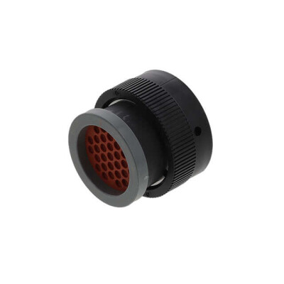 31 Position Circular Connector Plug Housing Free Hanging (In-Line) Coupling Nut, Ring Adapter - 1