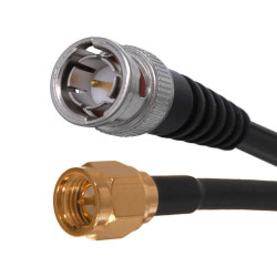 Cable Assembly Coaxial BNC to SMA RG-174 39.4