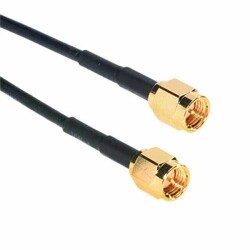 Cable Assembly Coaxial SMA to SMA RG-174 12.00