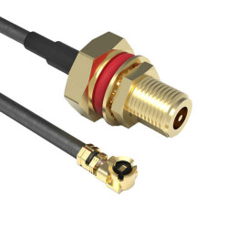 Cable Assembly Coaxial IPEX MHF1 to RP-SMA 1.37mm OD Coaxial Cable 5.906