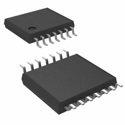 Comparator General Purpose CMOS, Push-Pull 14-TSSOP - 1