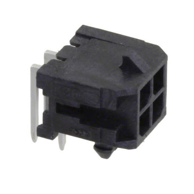 Connector Header Through Hole, Right Angle 4 position 0.118