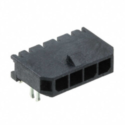 Connector Header Surface Mount, Right Angle 4 position 0.118