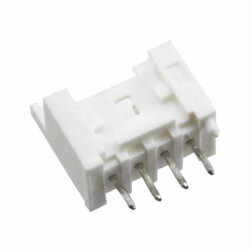 Connector Header Through Hole 4 position 0.098