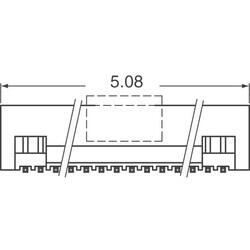 Connector Header Surface Mount 10 position 0.050