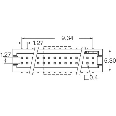 Connector Header Surface Mount 10 position 0.050