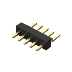 Connector Header Surface Mount, Right Angle 5 position 0.039