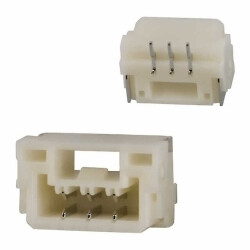 Connector Header Surface Mount 3 position 0.049