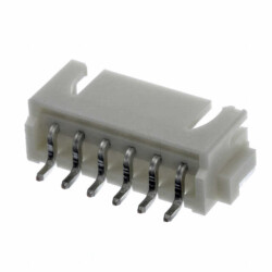 Connector Header Surface Mount, Right Angle 6 position 0.098