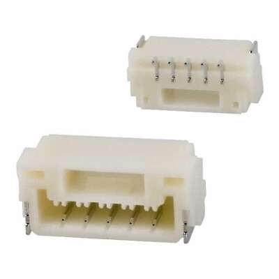 Connector Header Surface Mount, Right Angle 5 position 0.049