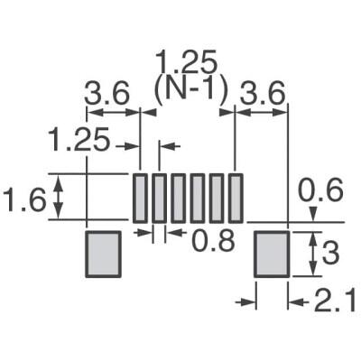 Connector Header Surface Mount, Right Angle 3 position 0.049