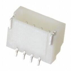 Connector Header Surface Mount, Right Angle 4 position 0.039